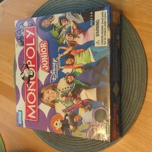 Disney Monopoly Jr. Game Hannah Montana Collectible Parker Brothers Monopoly